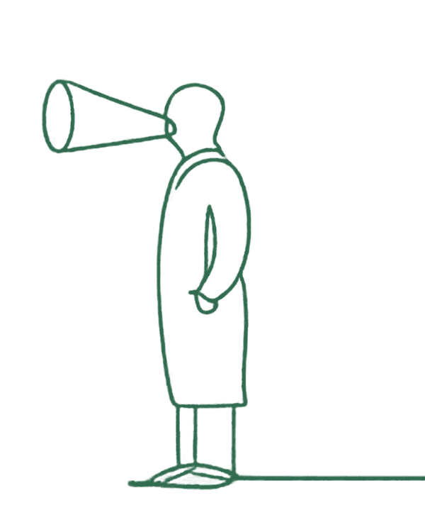 Man met toeter — symbool van Kaprijke